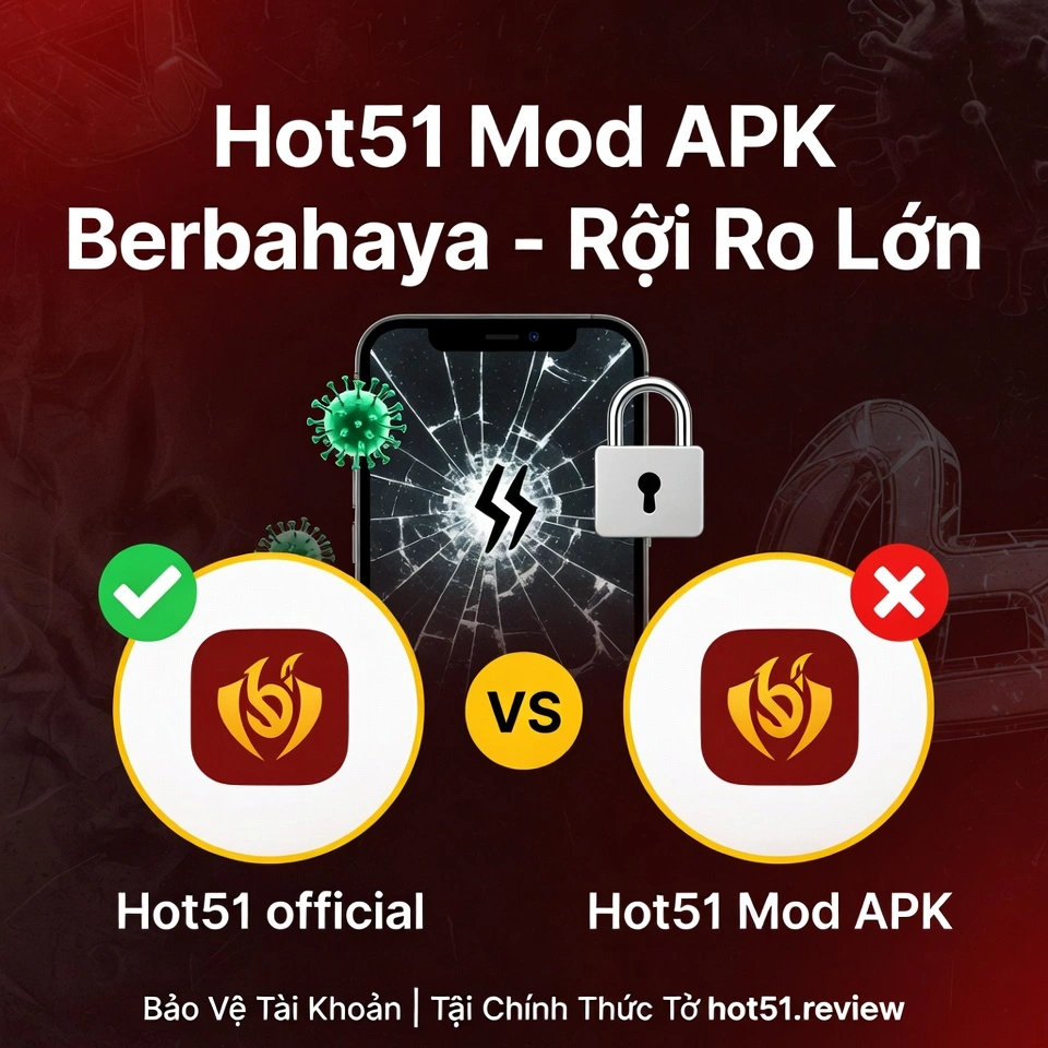 Hot51 Mod APK Berbahaya Tại Sao Không Nên Dùng
