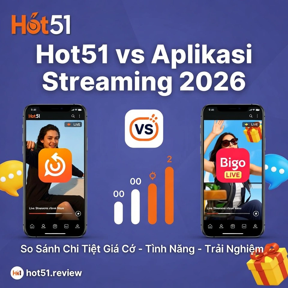 Hot51 vs Aplikasi Streaming Nên Chọn App Nào
