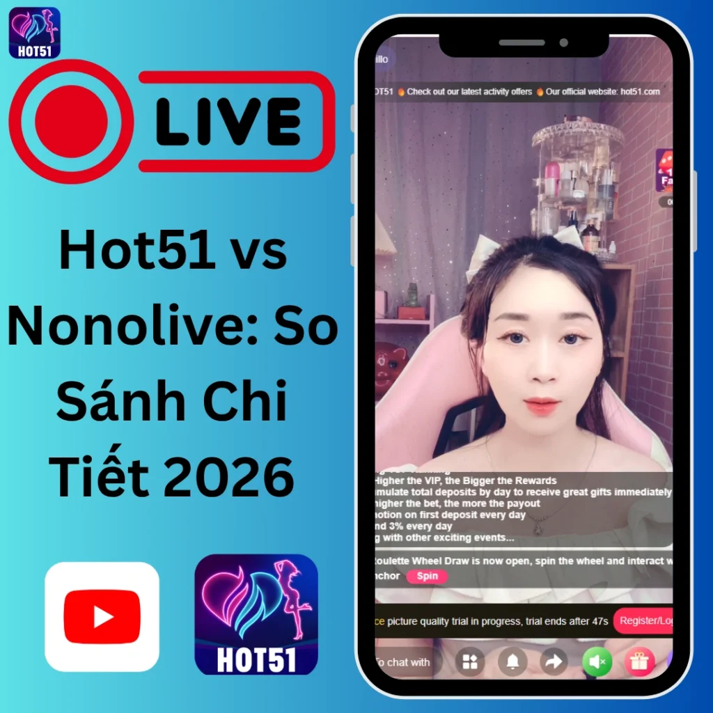 Hot51 vs Nonolive Nền Tảng Nào Tốt Hơn