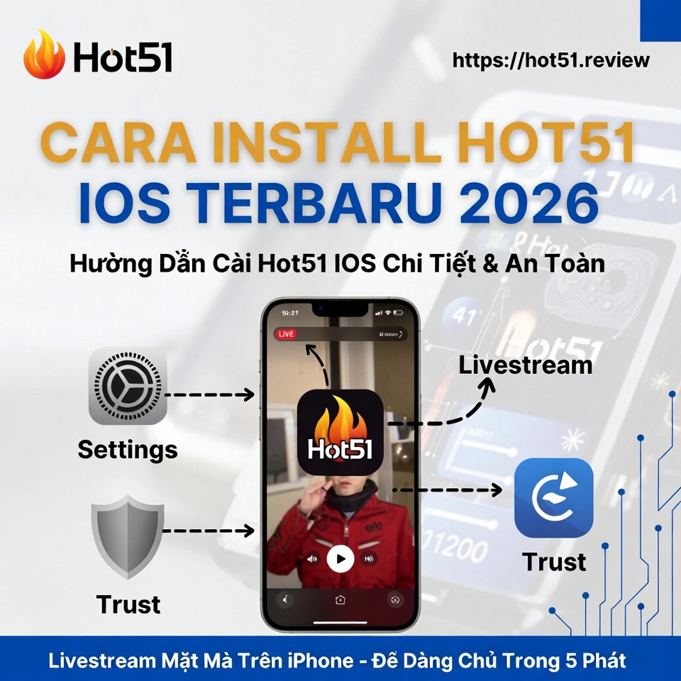 Cara Install Hot51 iOS – Hướng Dẫn Chi Tiết