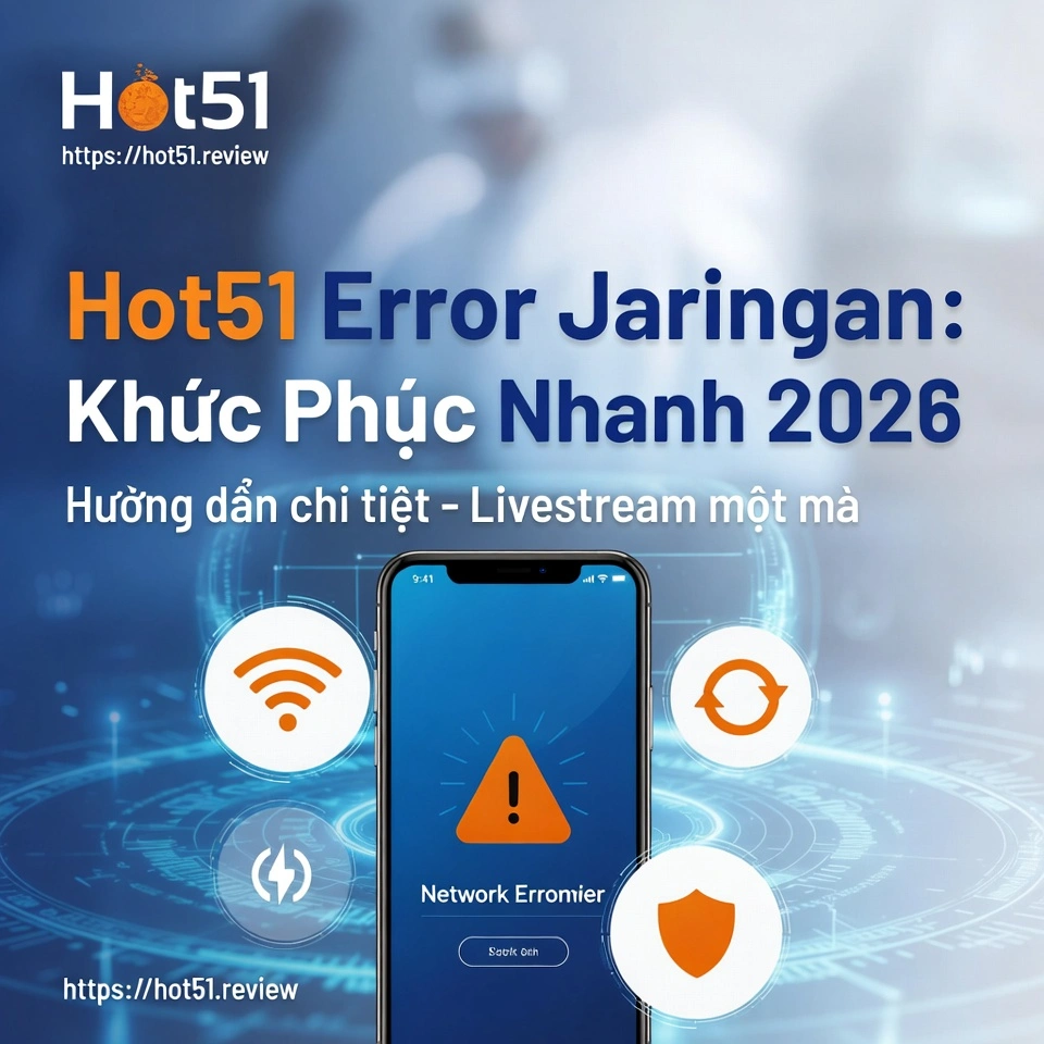 Hot51 Error Jaringan Sửa Lỗi Mạng Nhanh Chóng