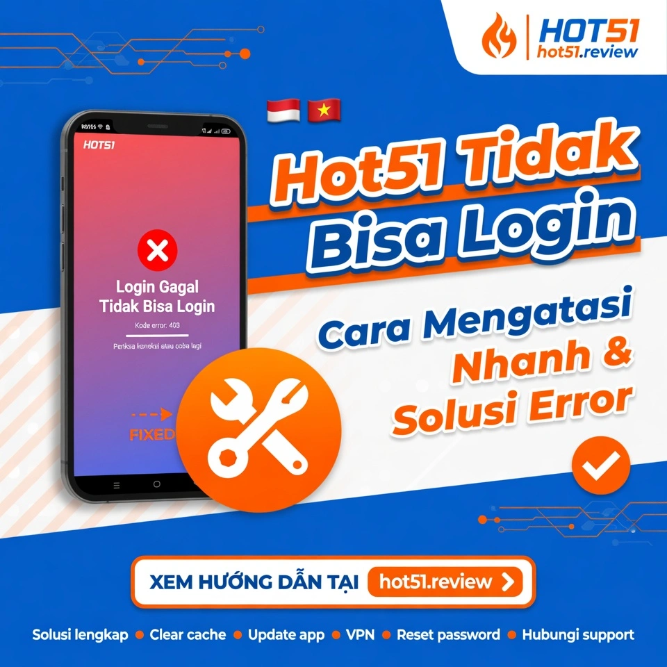 Hot51 Tidak Bisa Login Solusi Error 2026