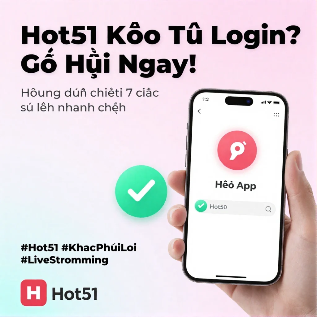 Hot51 Không Thể Login 7 Cách Sửa Lỗi Ngay 2026