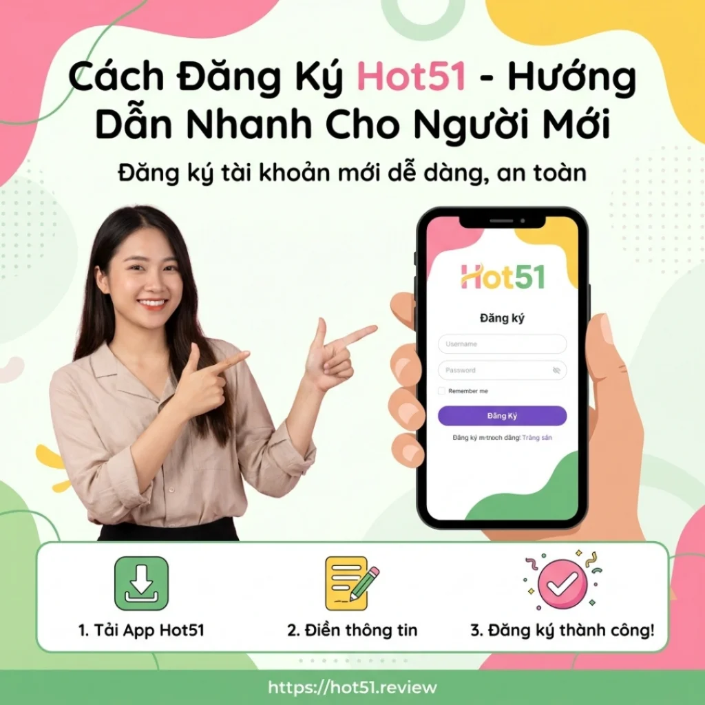 Cara Daftar Hot51 Đăng Ký Akun Mới Dễ Dàng